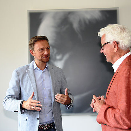 Christian Lindner und Siegmar Rothstein
