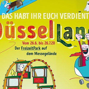 Düsseland uai, , DüsselLand - der Pop-Up-Freizeitpark auf dem Düsseldorfer Messegelände