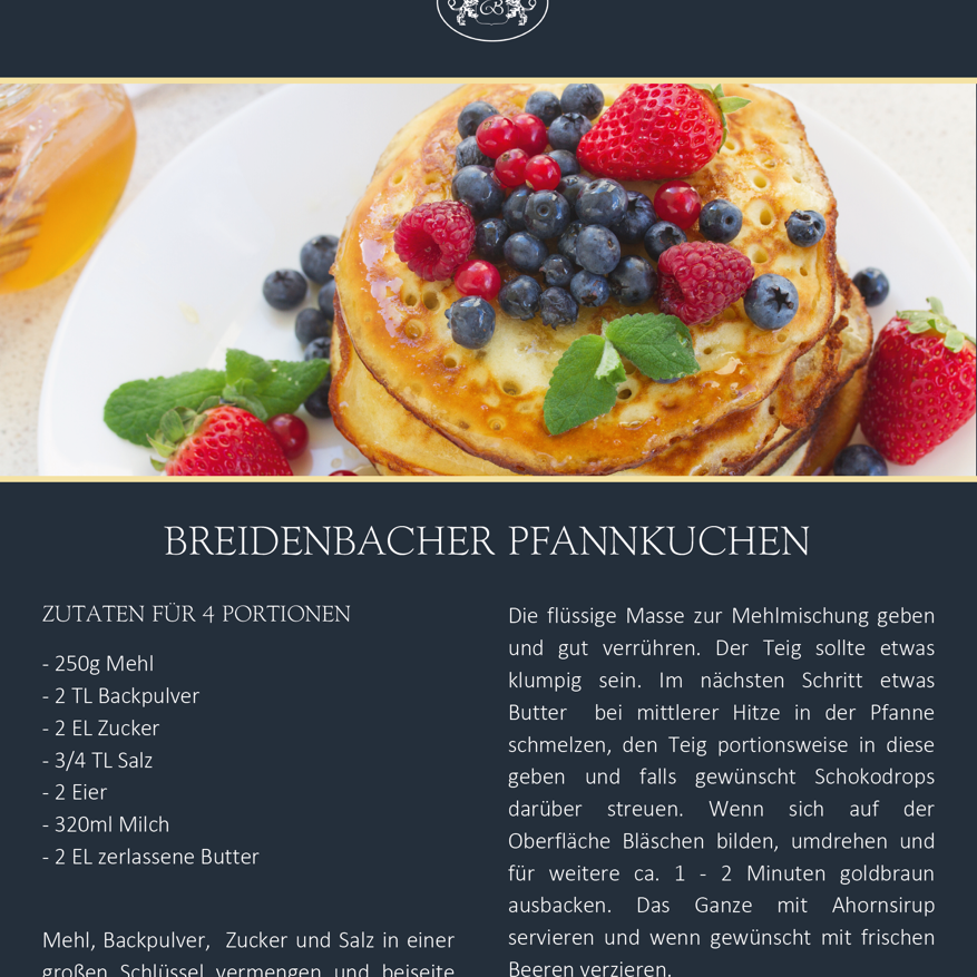 Rezept Breidenbacher Pfannkuchen Kopie uai, , Rezept: Breidenbacher Pfannkuchen