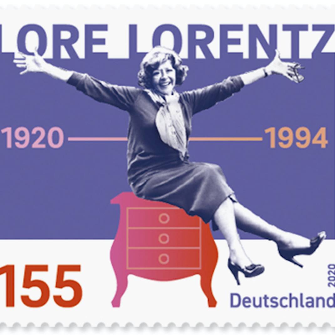 Briefmarke Lore Lorentz uai, , Sonderbriefmarke für Lore Lorentz vom Kom(m)ödchen