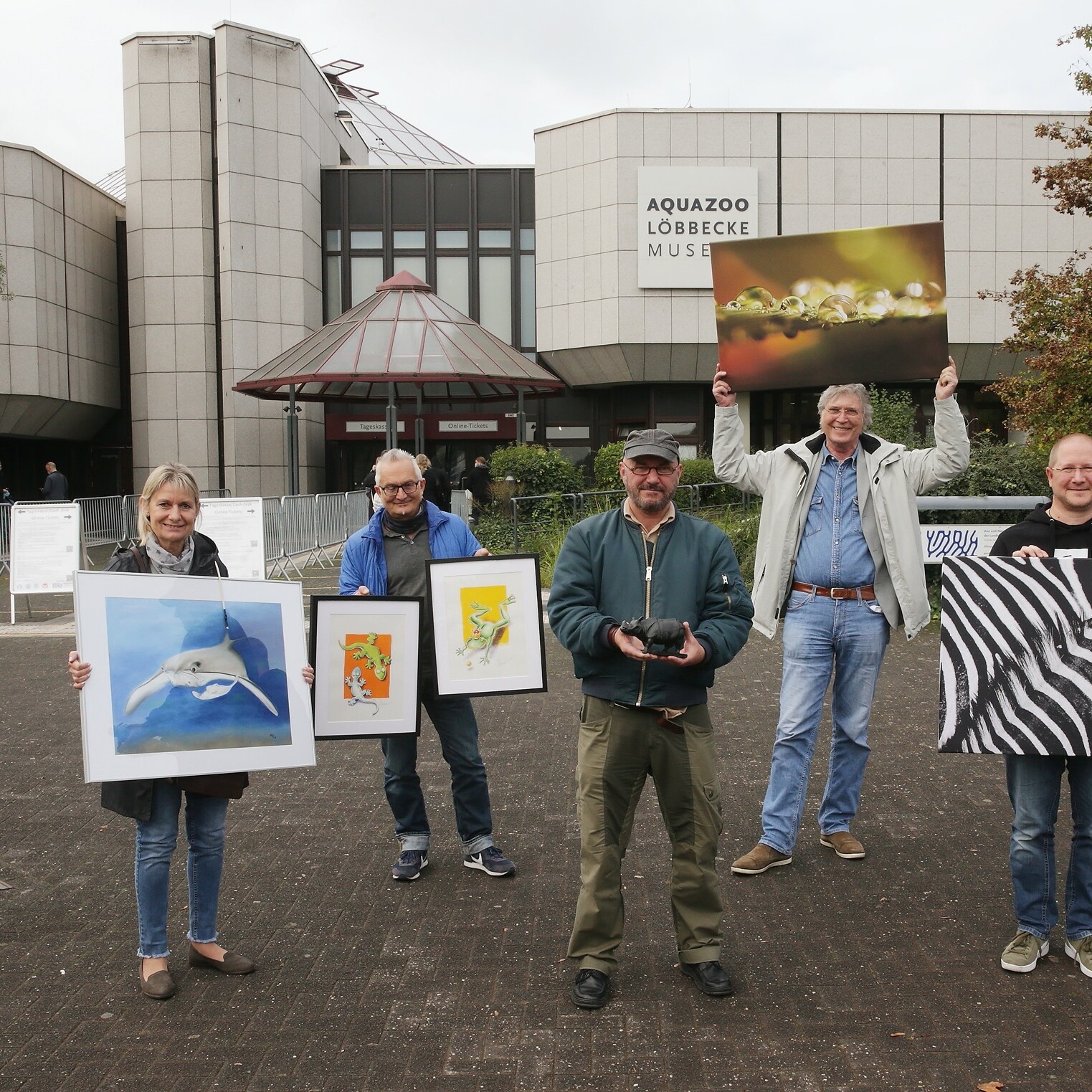 Aquazoo Team uai, , "Artists for our Nature": Kunst für den Artenschutz im Aquazoo Löbbecke Museum