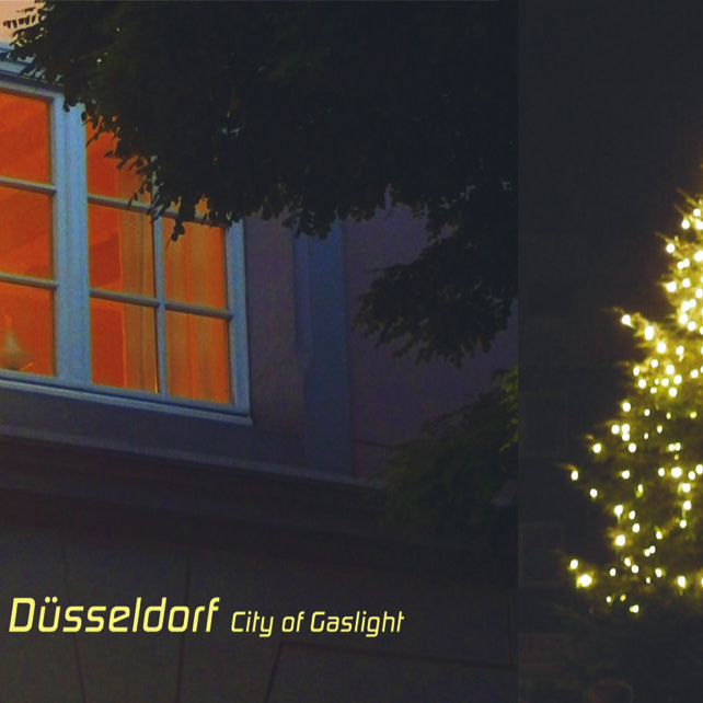 schmitz laterne uai, , Weihnachtskarten: Düsseldorf-Motive und die stimmungsvollen Gaslaternen