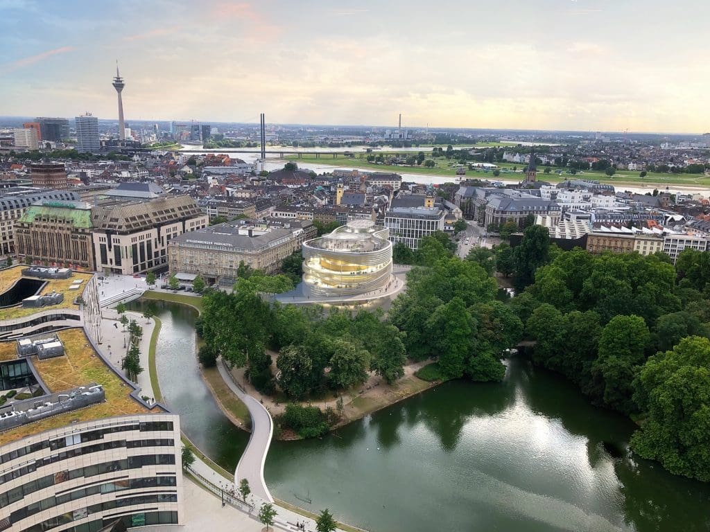 Oper Hofgarten Birdview, , Fortsetzung der Opern-Debatte in Düsseldorf