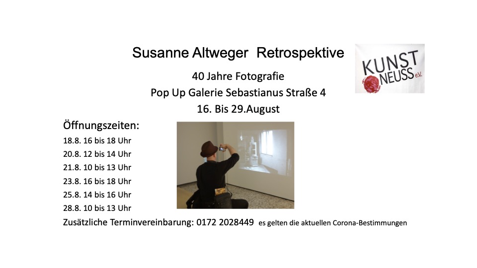 Susanne Altweger Retrospektive, , Retrospektive - 40 Jahre Fotografie